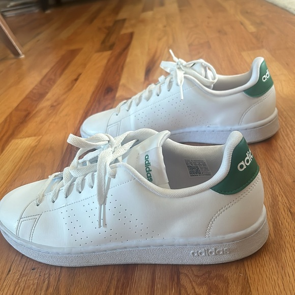 Stan Smith Adidas White leather sneakers men’s size 9 1/2 - Picture 3 of 8